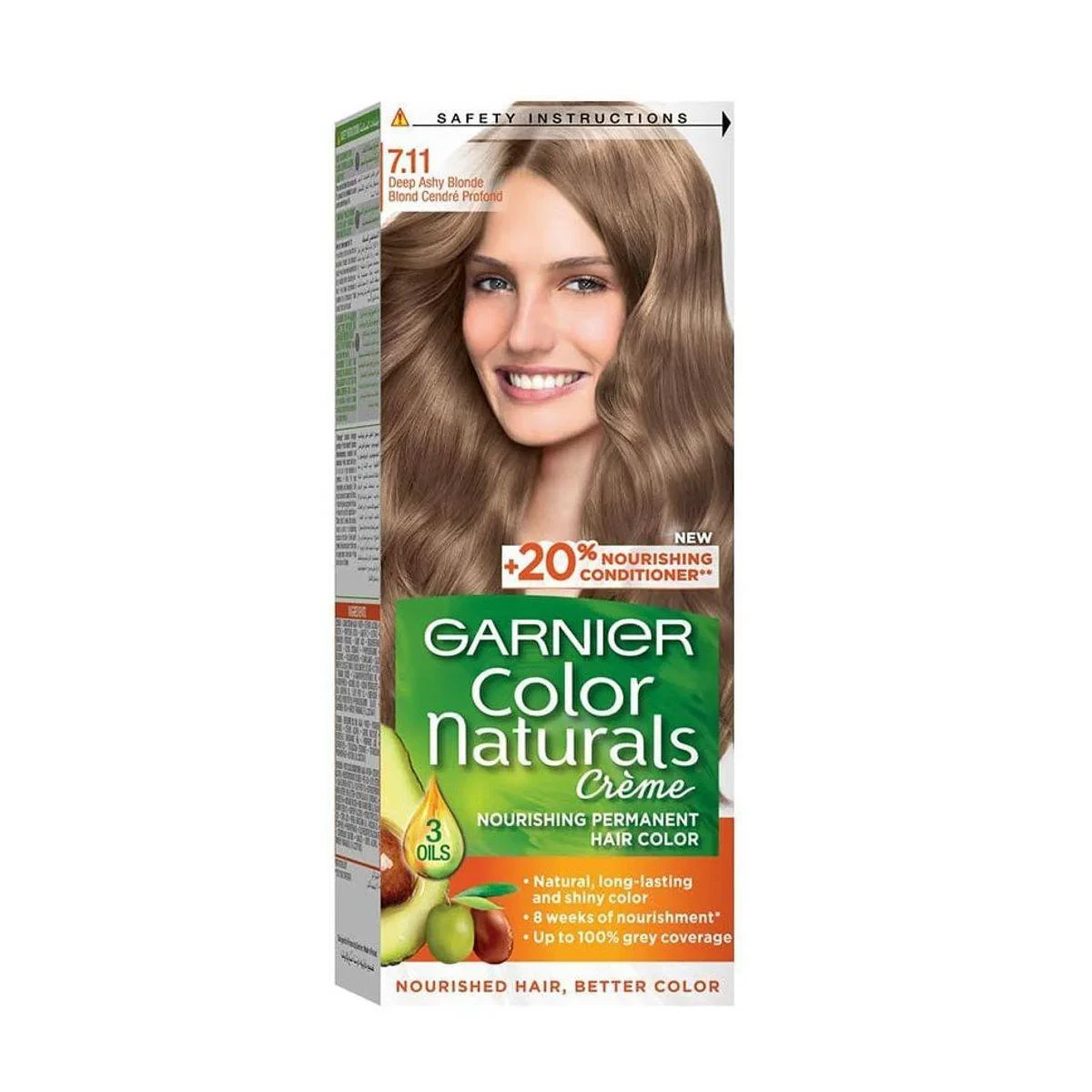 Garnier Color Naturals 7.11 Deep Ashy Blonde