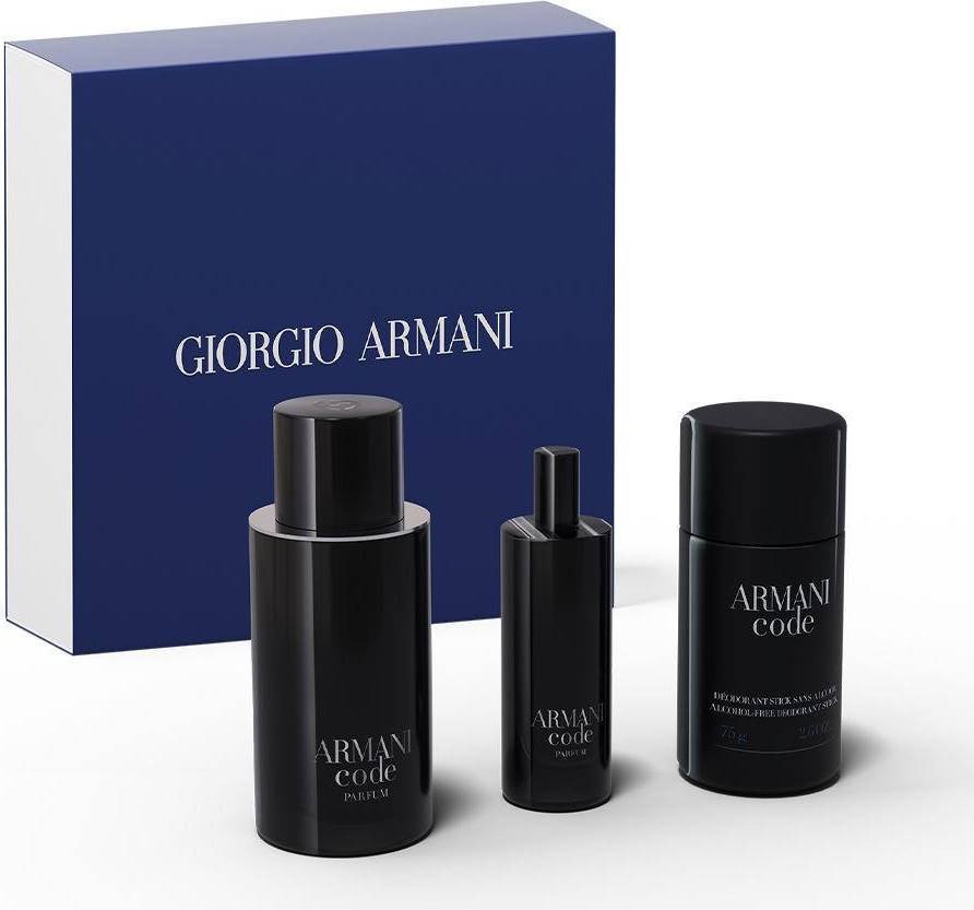 Giorgio Armani Code (M) Set EDT 75ml + EDT 15ml + EDT 150ml Refill