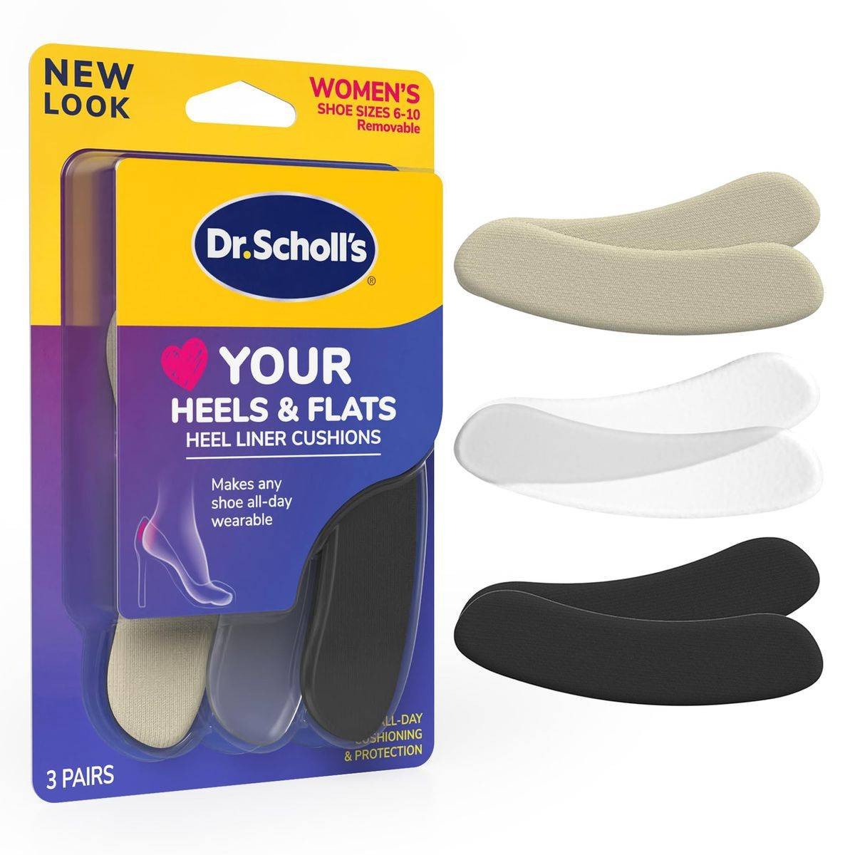 Dr Scholls Stylish Step Heel Liners Variety Pack