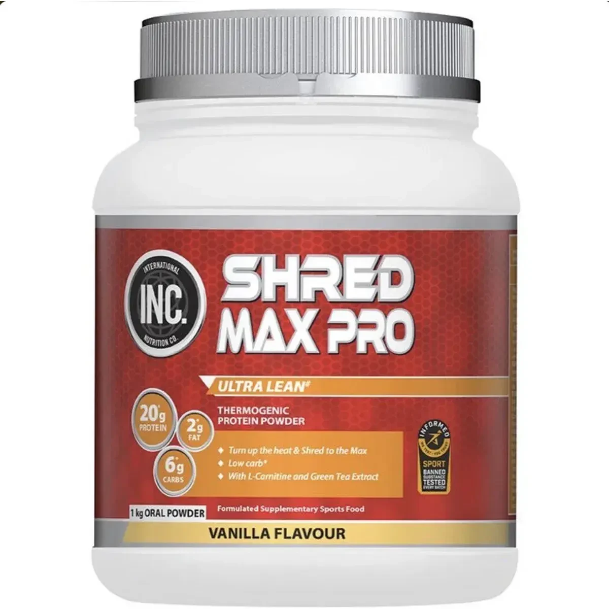 INC Shred Max Pro Vanilla 1kg