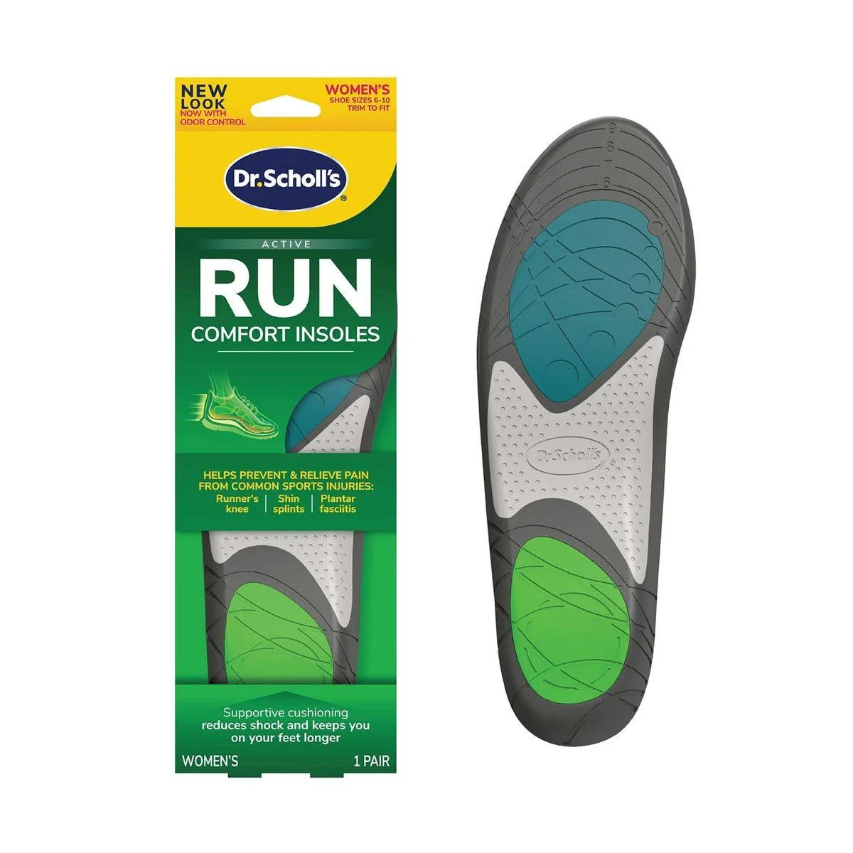 Dr Scholls Running Insoles Womens 1 Pair