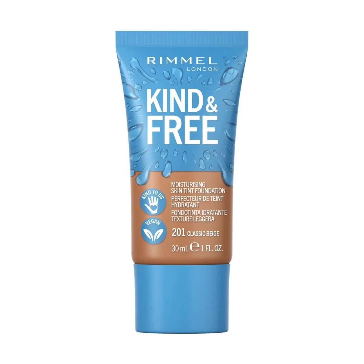 Rimmel Kind & Free Foundation 201 Classic Beige 30ml