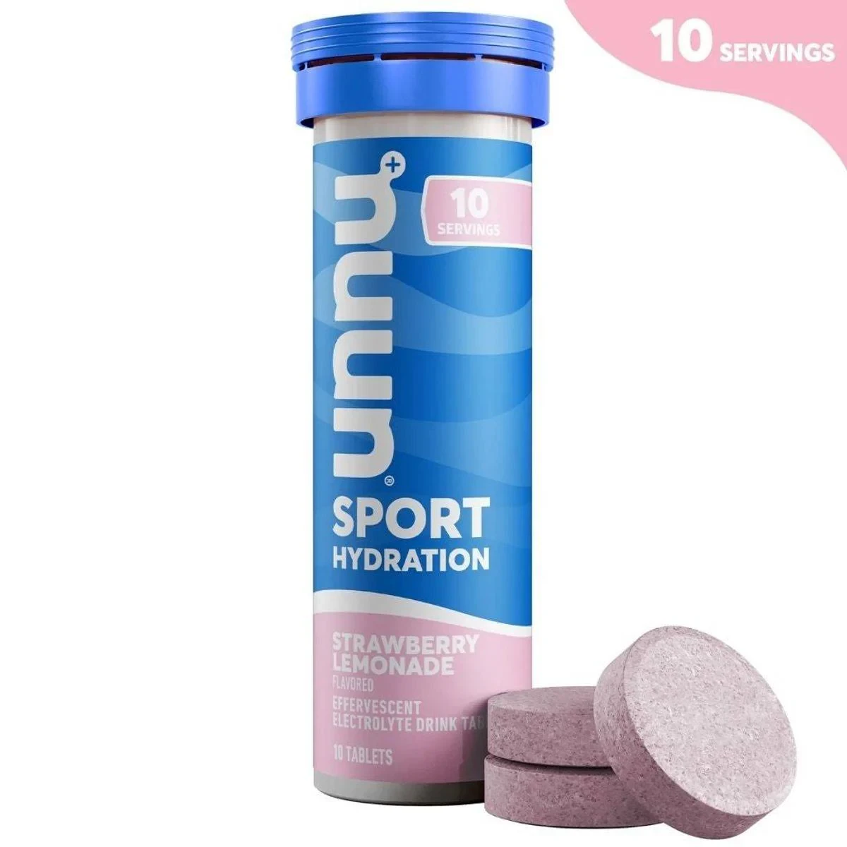 Nuun Sport Hydration Strawberry Lemonade 10 Effervescent Tablets