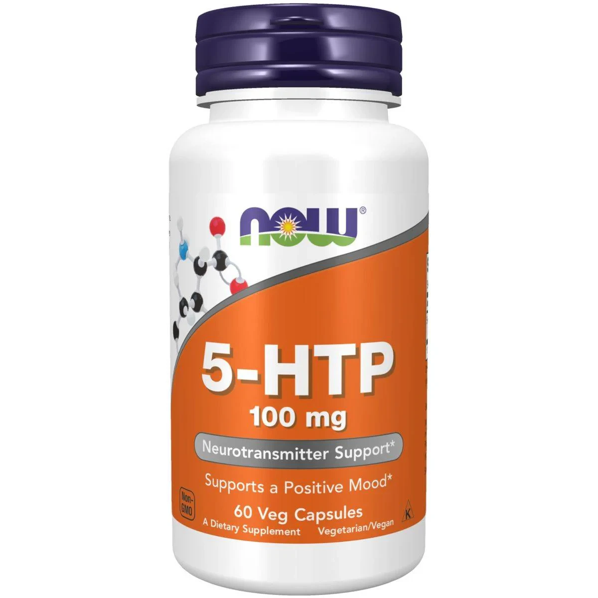 Now 5HTP 100mg 60 VegeCapsules