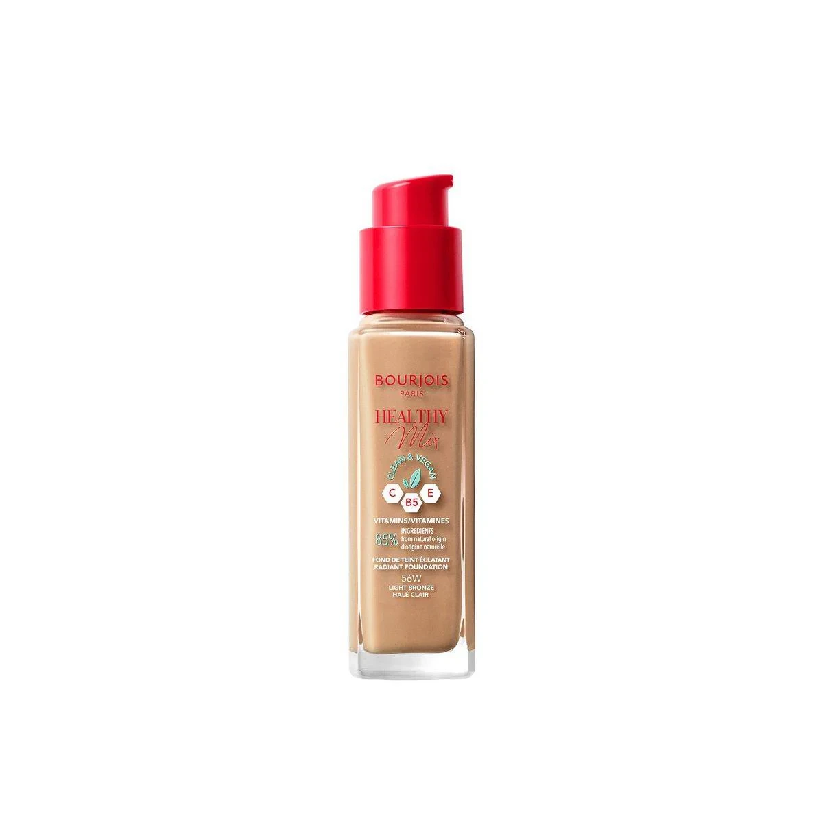 Bourjois Healthy Mix Clean Foundation 56 Light Bronze 30ml