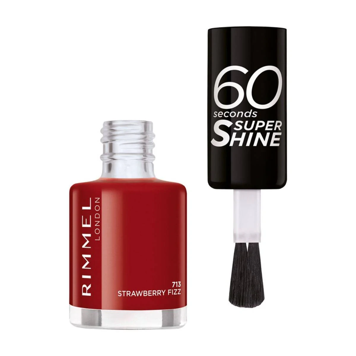 Rimmel 60 Seconds Nail Polish 713 Strawberry Fizz 8ml