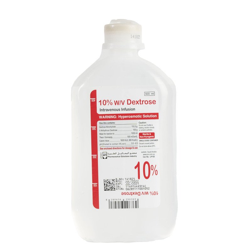 دكستروز 10% 500مل DEXTROS