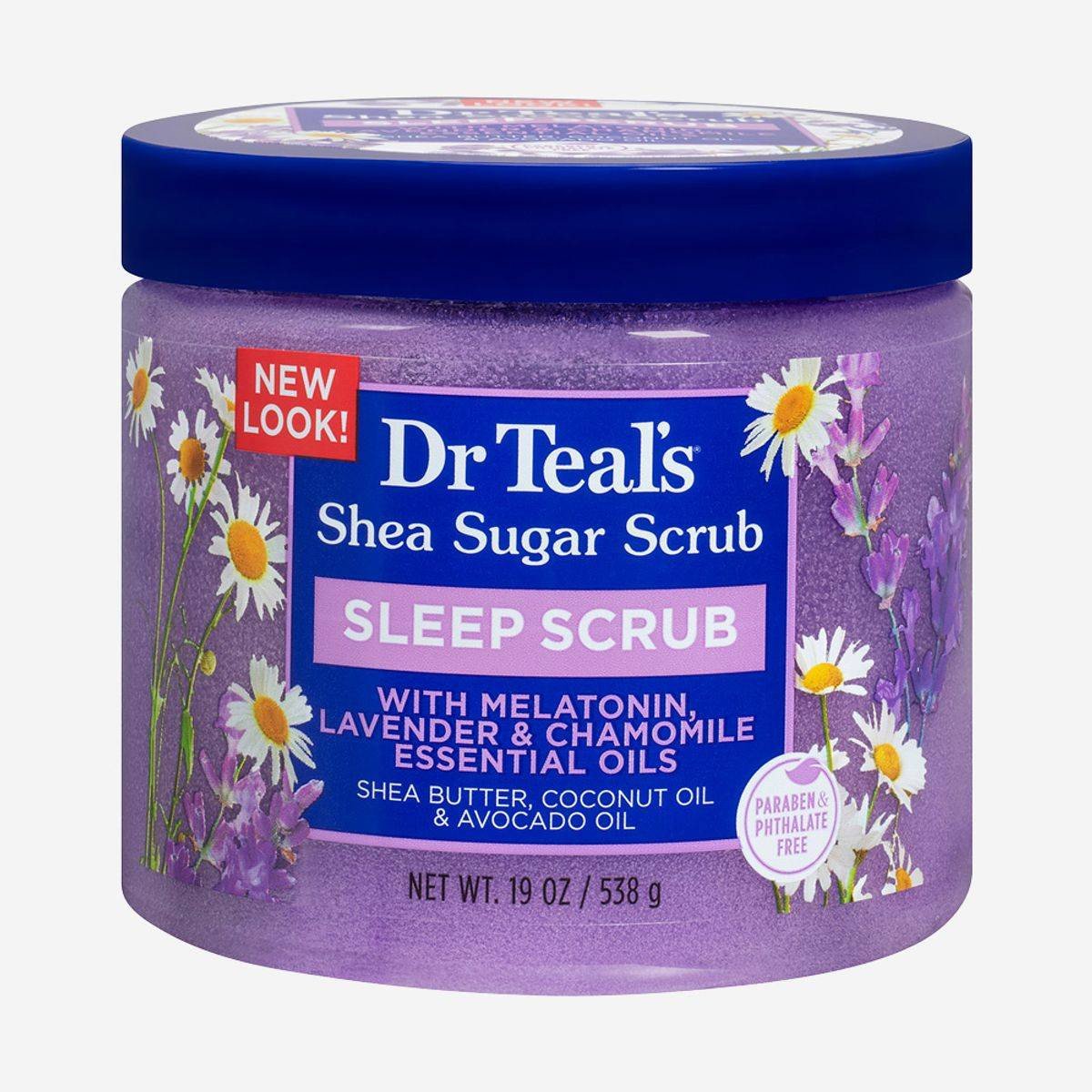 Dr Teals Shea Sugar Scrub Melatonin 538g