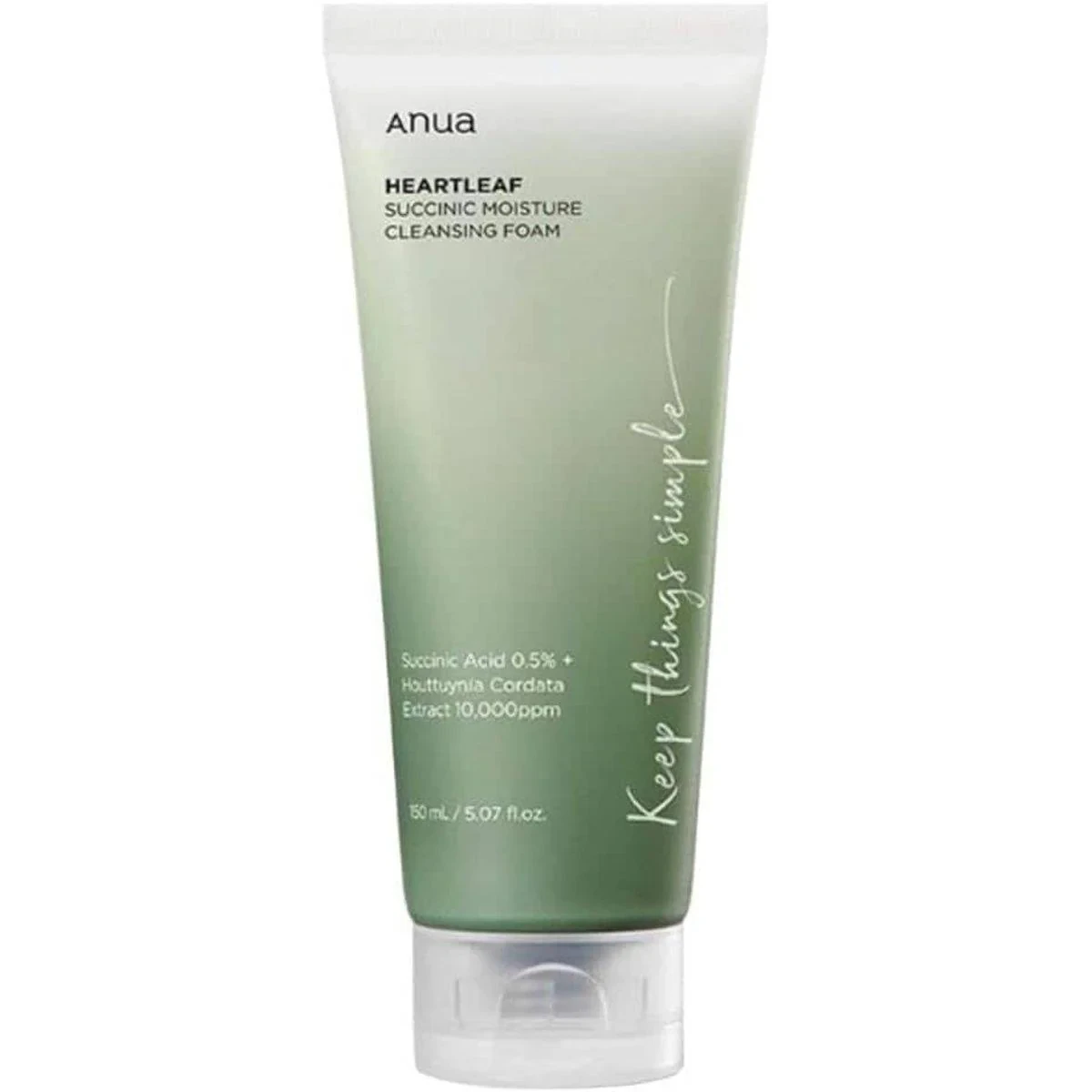 Anua Heartleaf Succinic Moisture Cleansing Foam 150ml