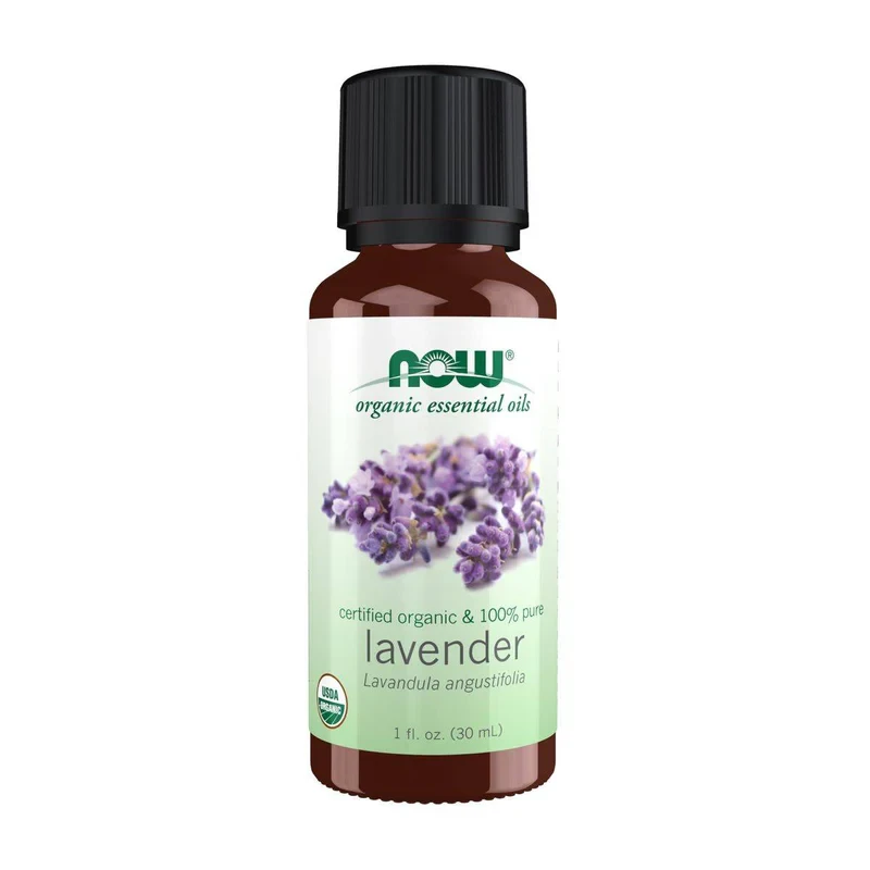 Now Essential Oil 100% Pure Organic Lavender 30ml