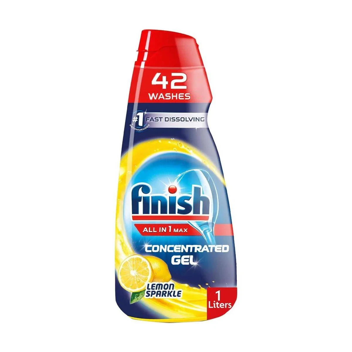 Finish Dishwasher Concentrated Power Gel Lemon Sparkle 1L