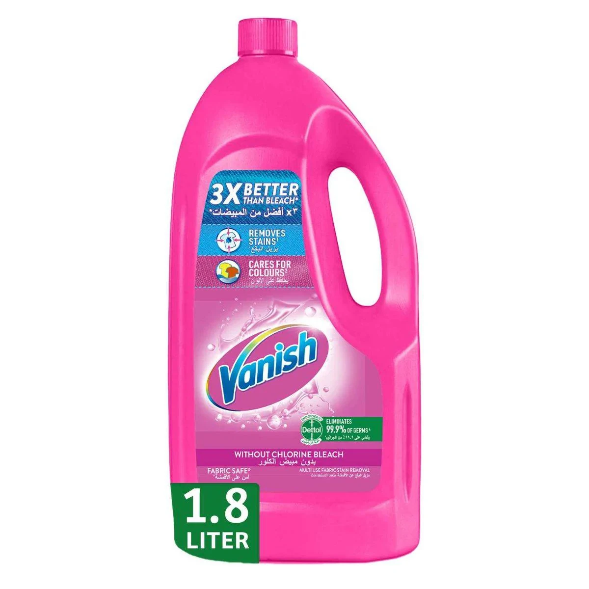 Vanish Stain Remover Multi Use Fabric Without Chlorine Bleach 1L