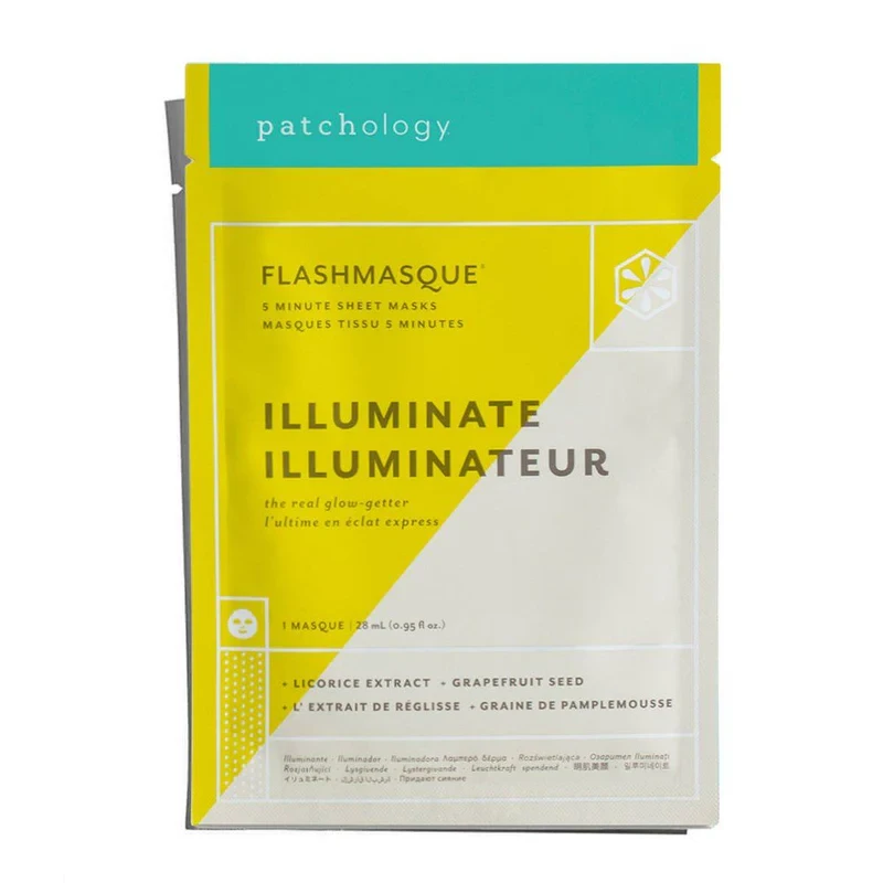 Patchology FlashMasque Illuminate Sheet Mask 1 Pack