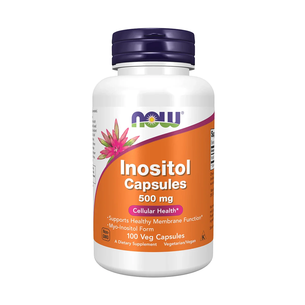Now Inositol 500mg 100 VegeCapsules