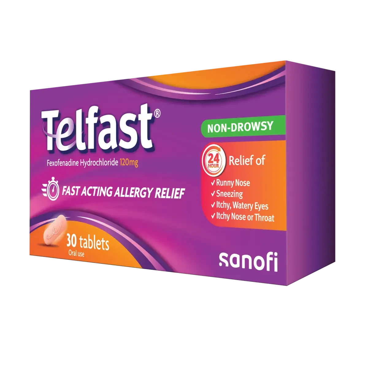 Telfast 120mg 30 Tablets