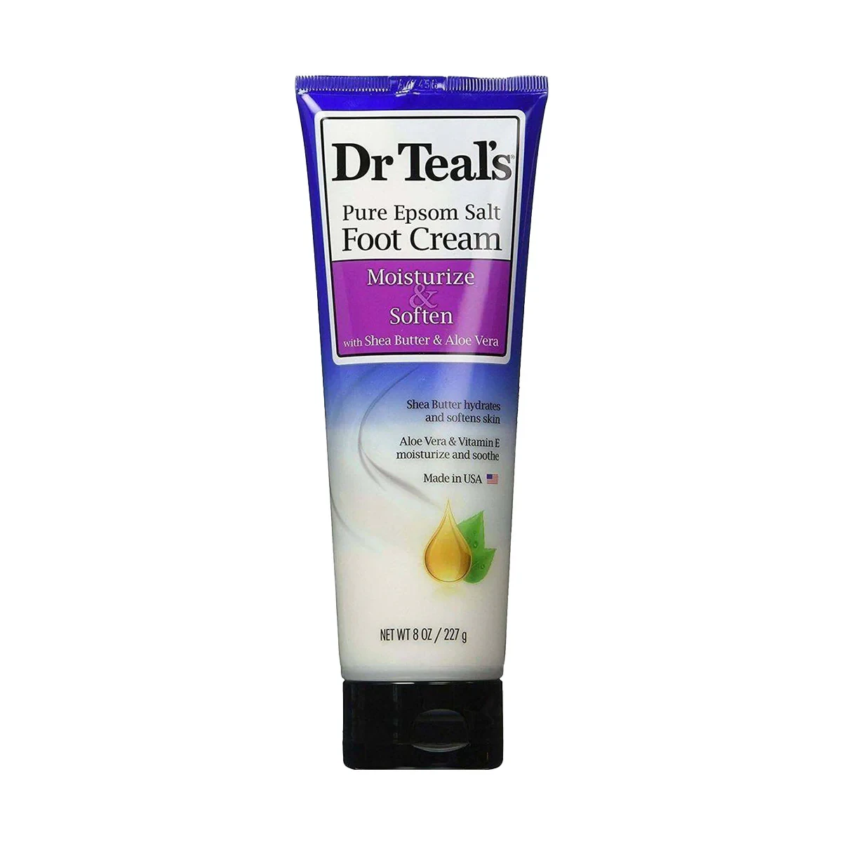 Dr Teals Pure Epsom Salt Foot Cream Moisturize & Soften 227g