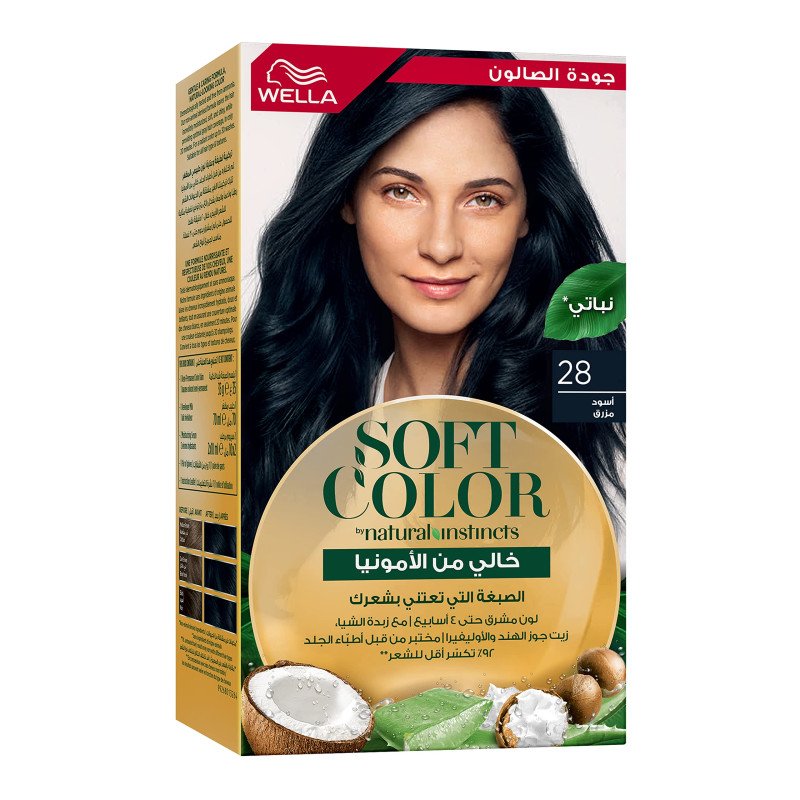 Wella Soft Color Natural Instincts Hair Color 28 Blue Black