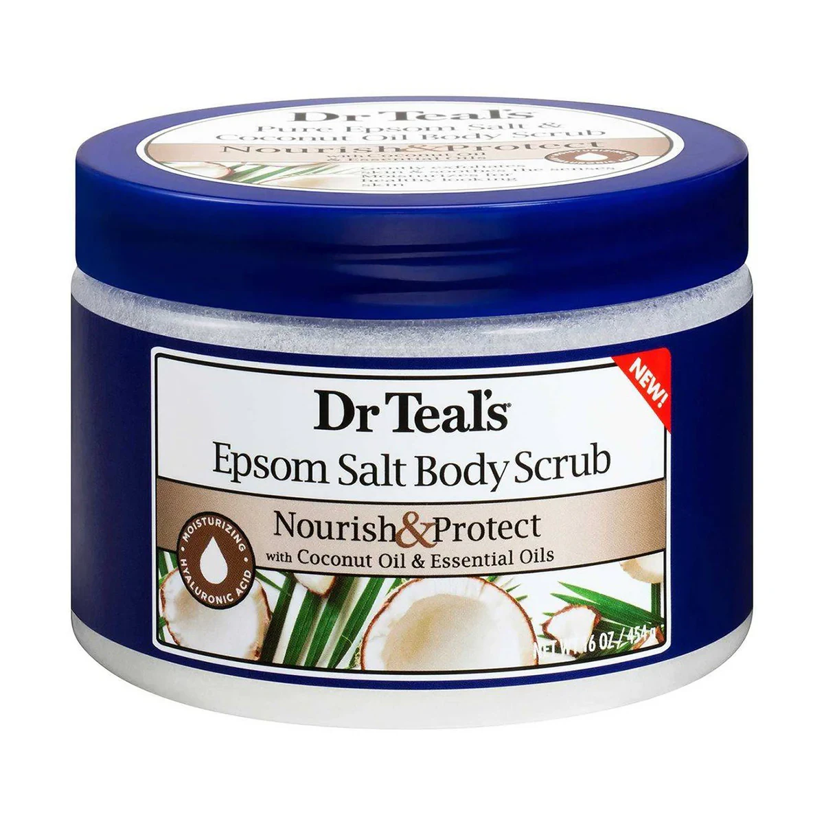 Dr Teals Epsom Salt Body Scrub Nourish & Protect 454g
