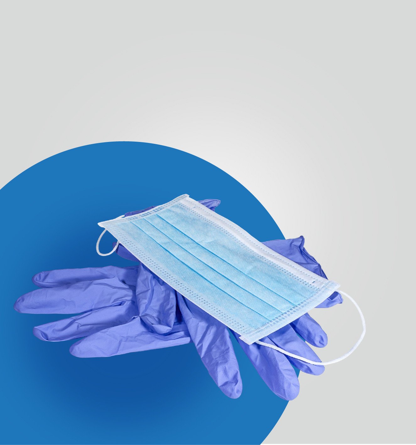 قفازات وكمامات طبية