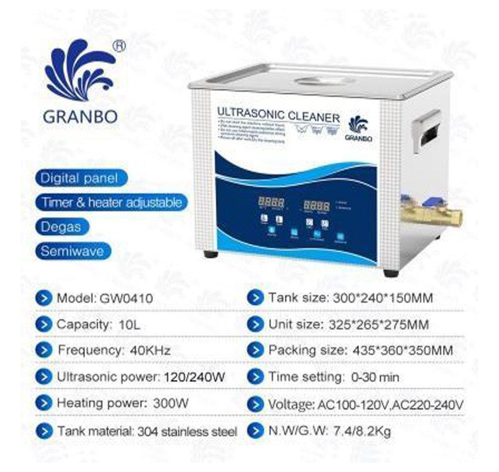 ULTRASONIC CLEANER 15 L