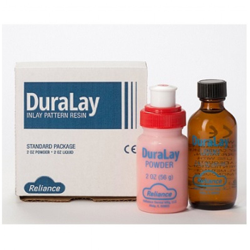 DURALAY STD PKG- INCLUDES 2 OZ. POWDER, 2 OZ. LIQUID / RED