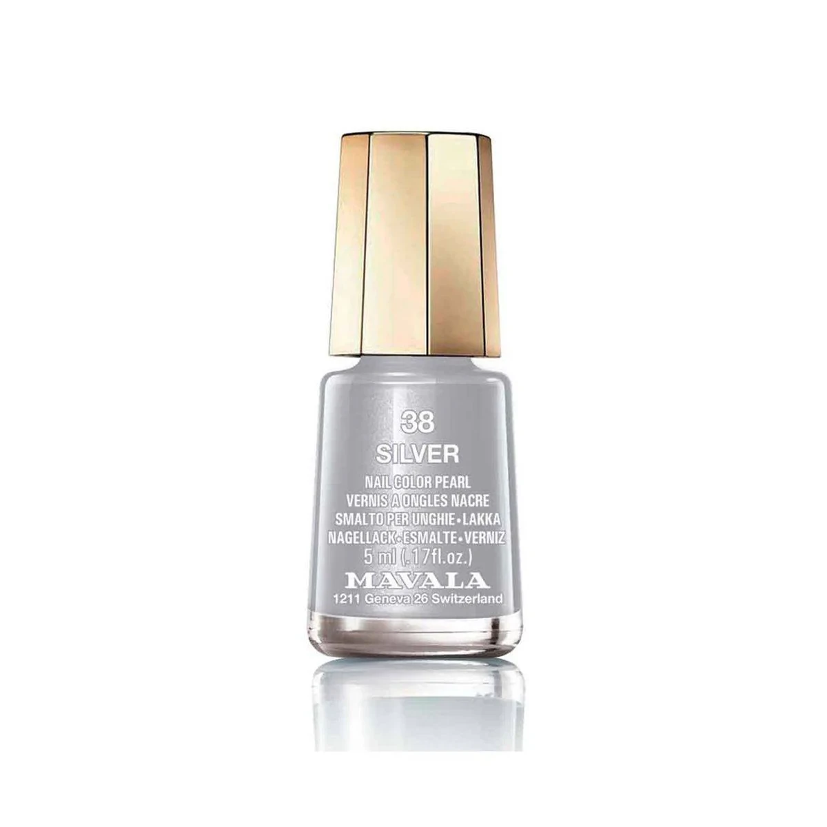 Mavala Mini Nail Polish Silver 5ml