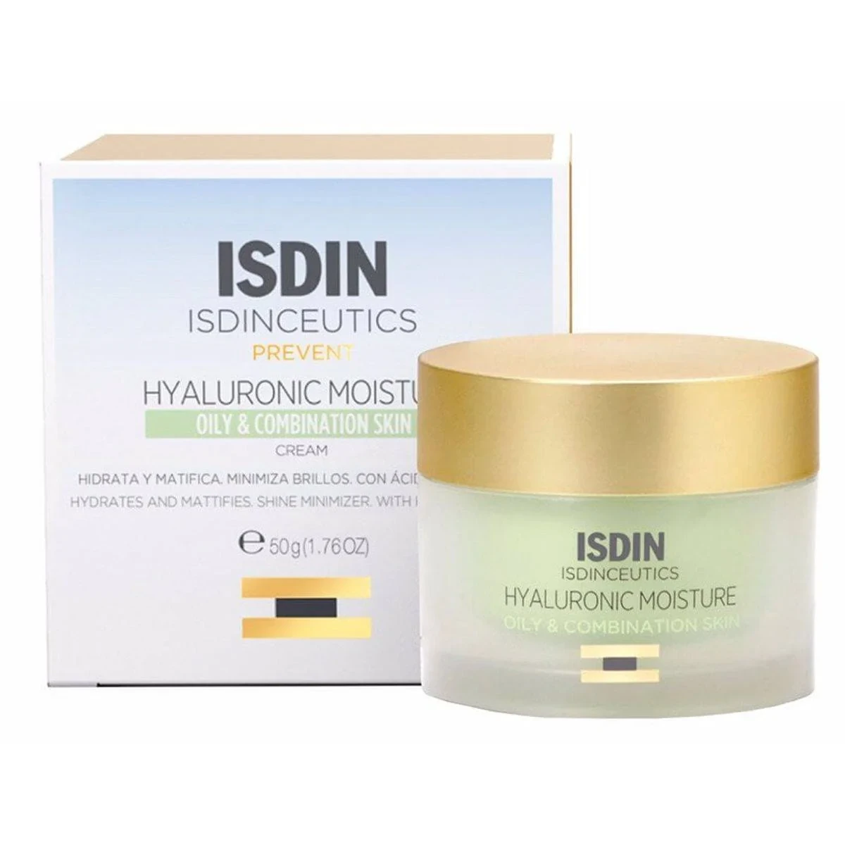 Isdin Isdinceutics Hyaluronic Moisture Cream For Oily & Combination Skin 50g