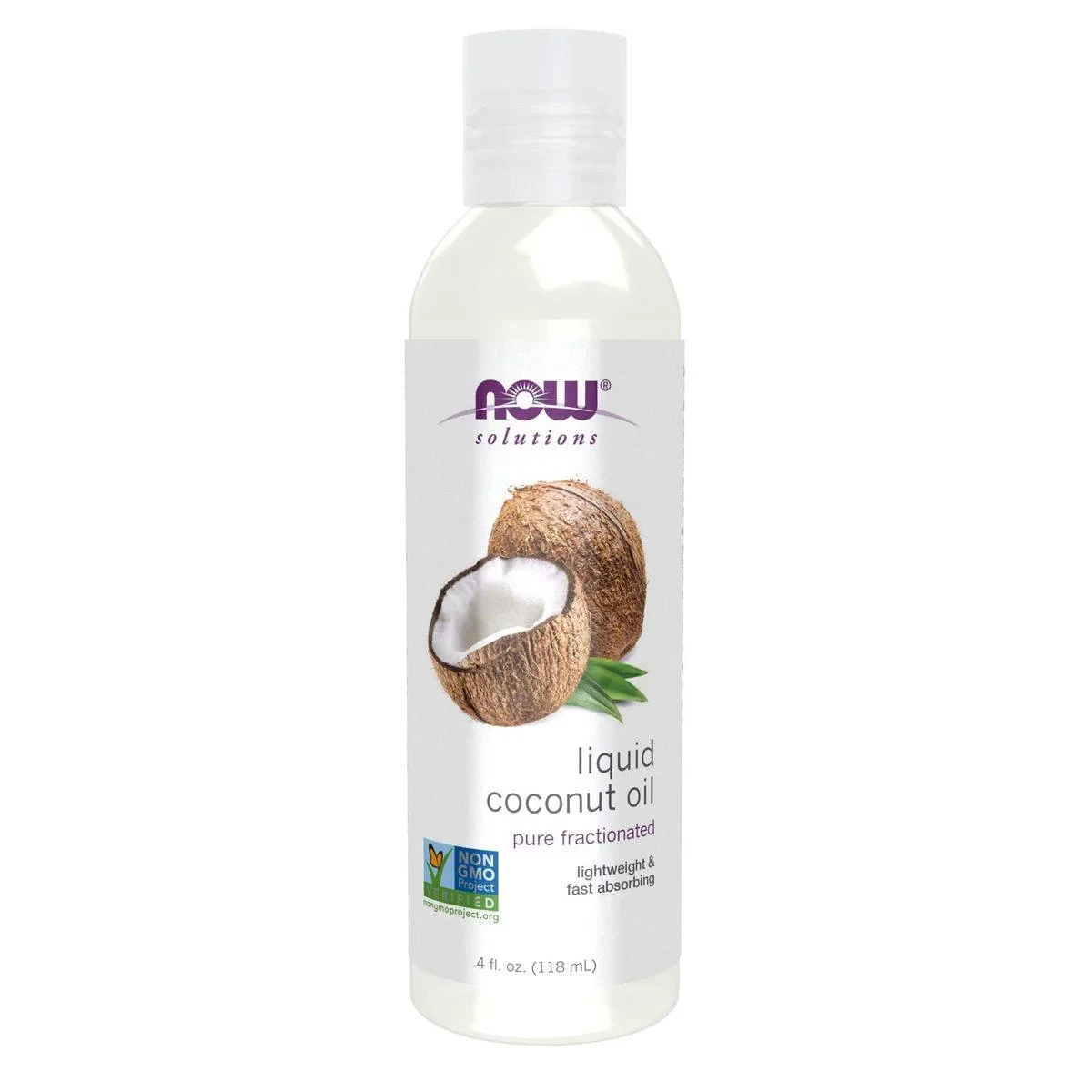 Now Solutions Coconut Oil 100% Pure 118ml