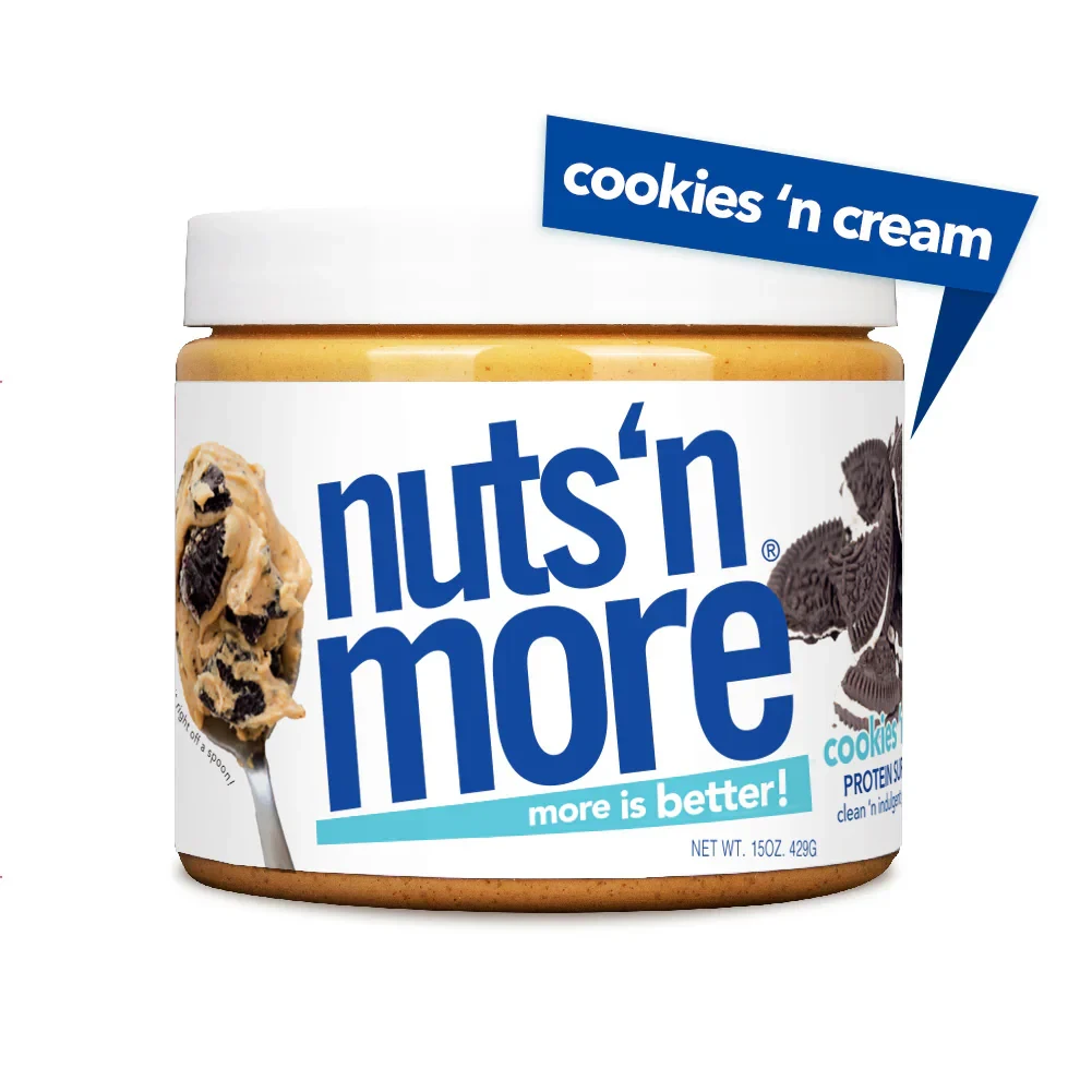 Nuts 'N More Protein Peanut Butter Spread Cookies & Cream 429g