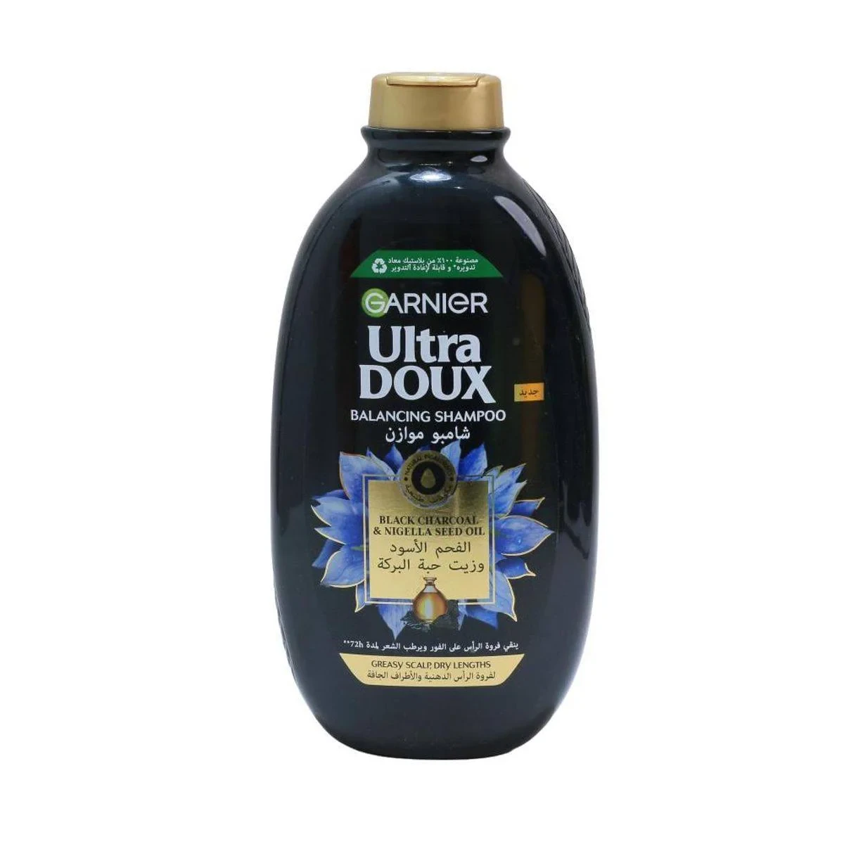 Garnier Ultra Doux Black Charcoal Shampoo 600ml