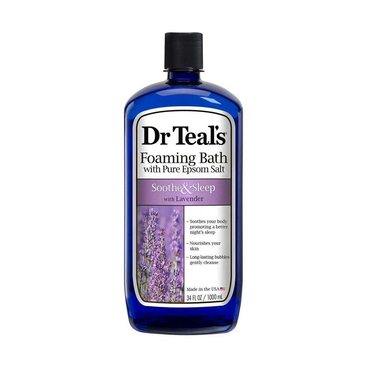 Dr Teals Foaming Bath With Pure Epsom Salt Soothe & Sleep 1000ml