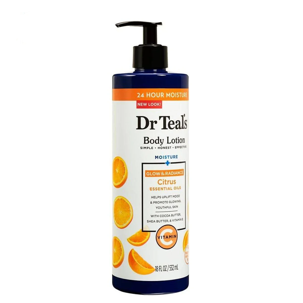 Dr Teals Body Lotion Glow & Radiance 532ml