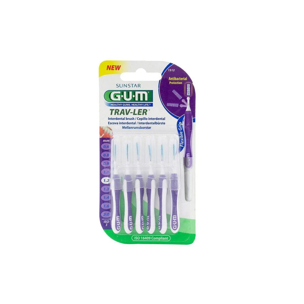 Gum TravLer Interdental Brush 1.2mm