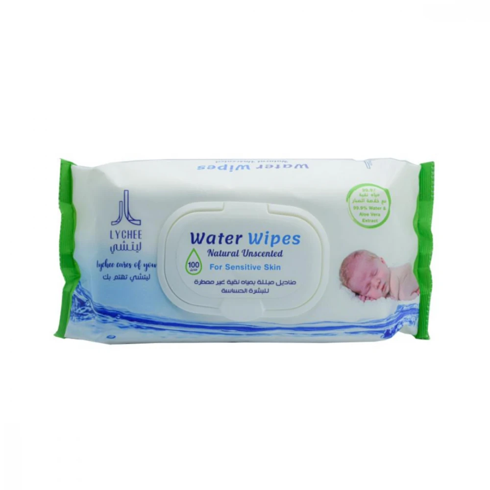 مناديل مبللة بدون عطر مع خلاصة الصبار