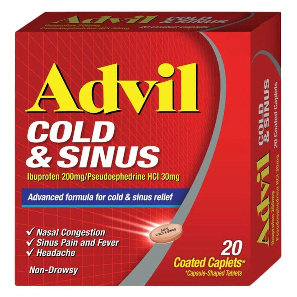Advil Cold & Sinus 20 Caplets