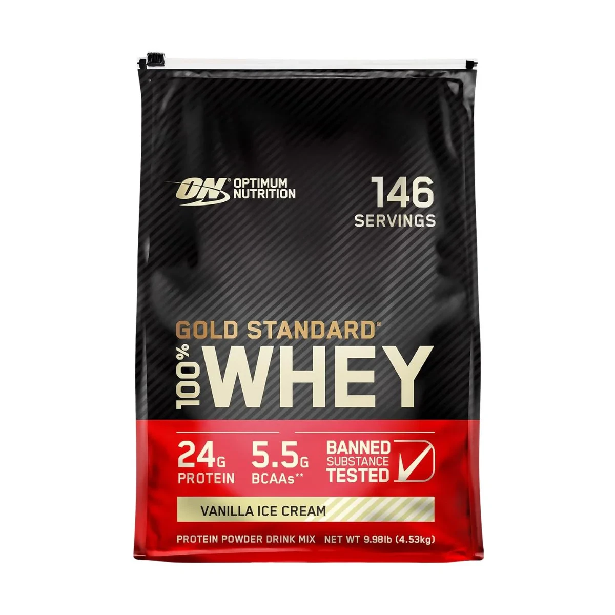 Optimum Nutrition Gold Standard 100% Whey Protein Vanilla Ice Cream 4.54kg