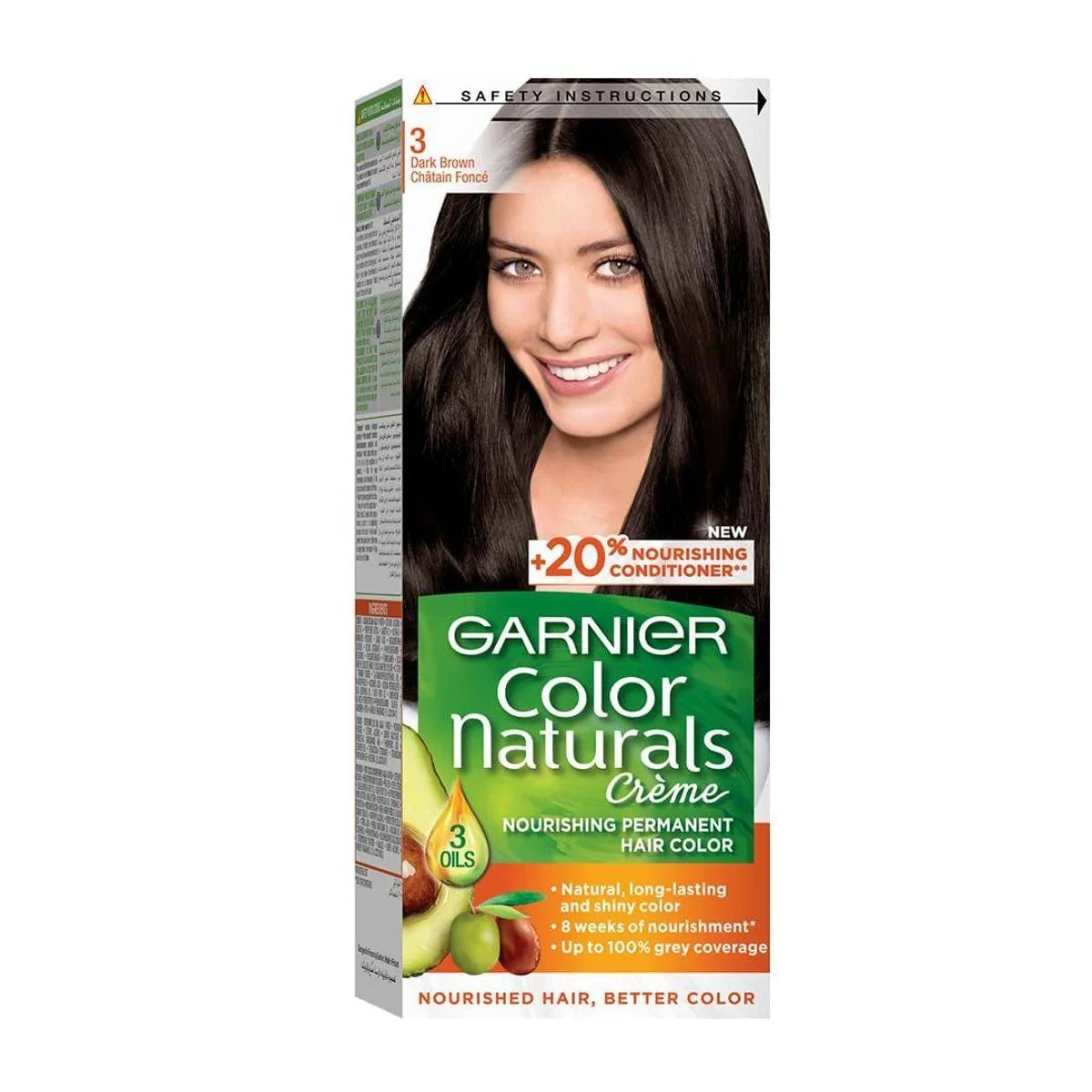 Garnier Color Naturals 3 Dark Brown