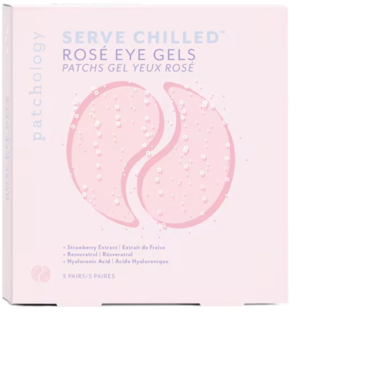 Patchology Serve Chilled Rose Eye Gel 5 Pairs