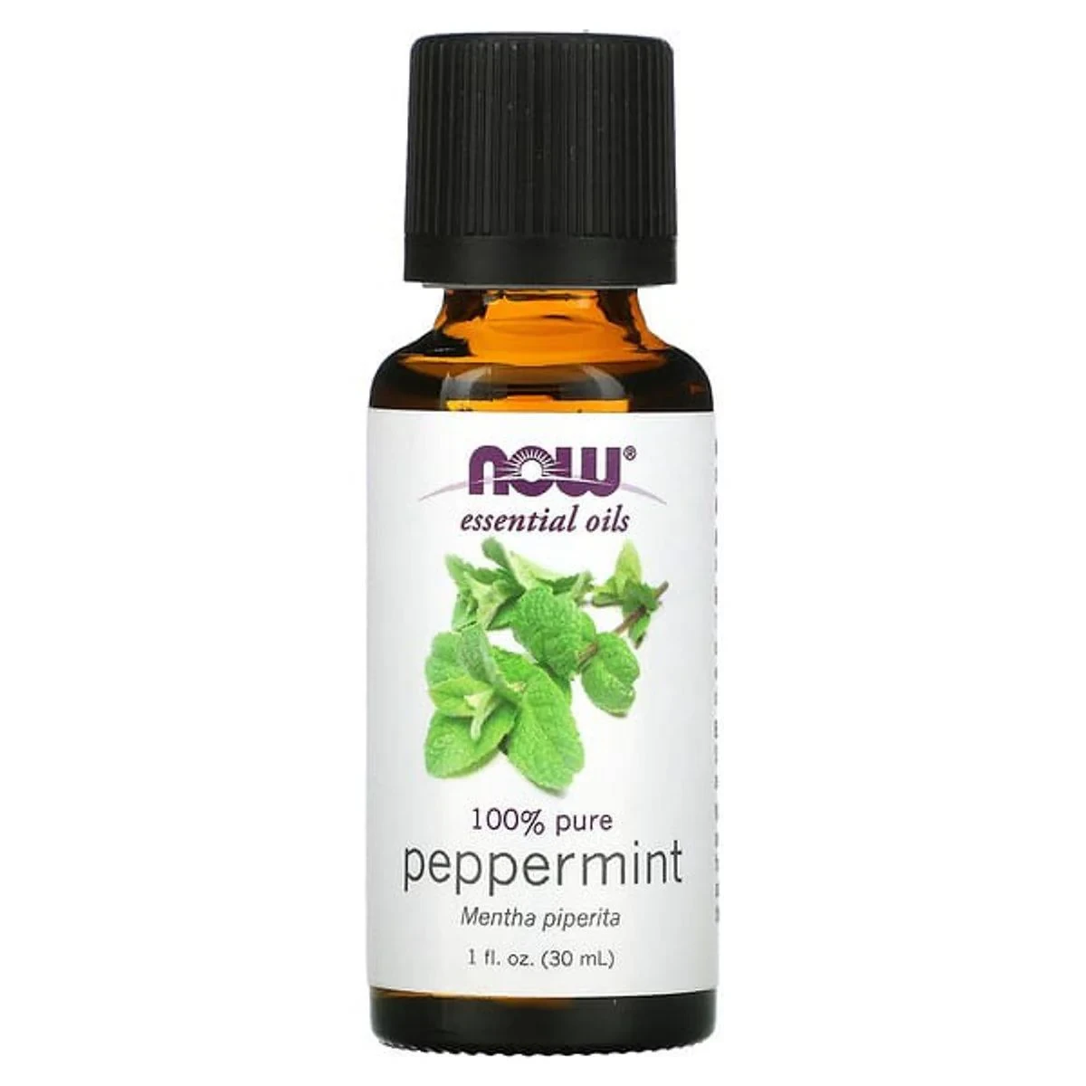 Now Essential Oil 100% Pure Organic Peppermint 30ml