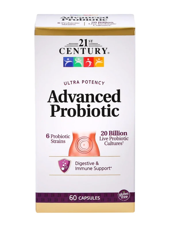 21st Century Advance Probiotic 60 Capsules