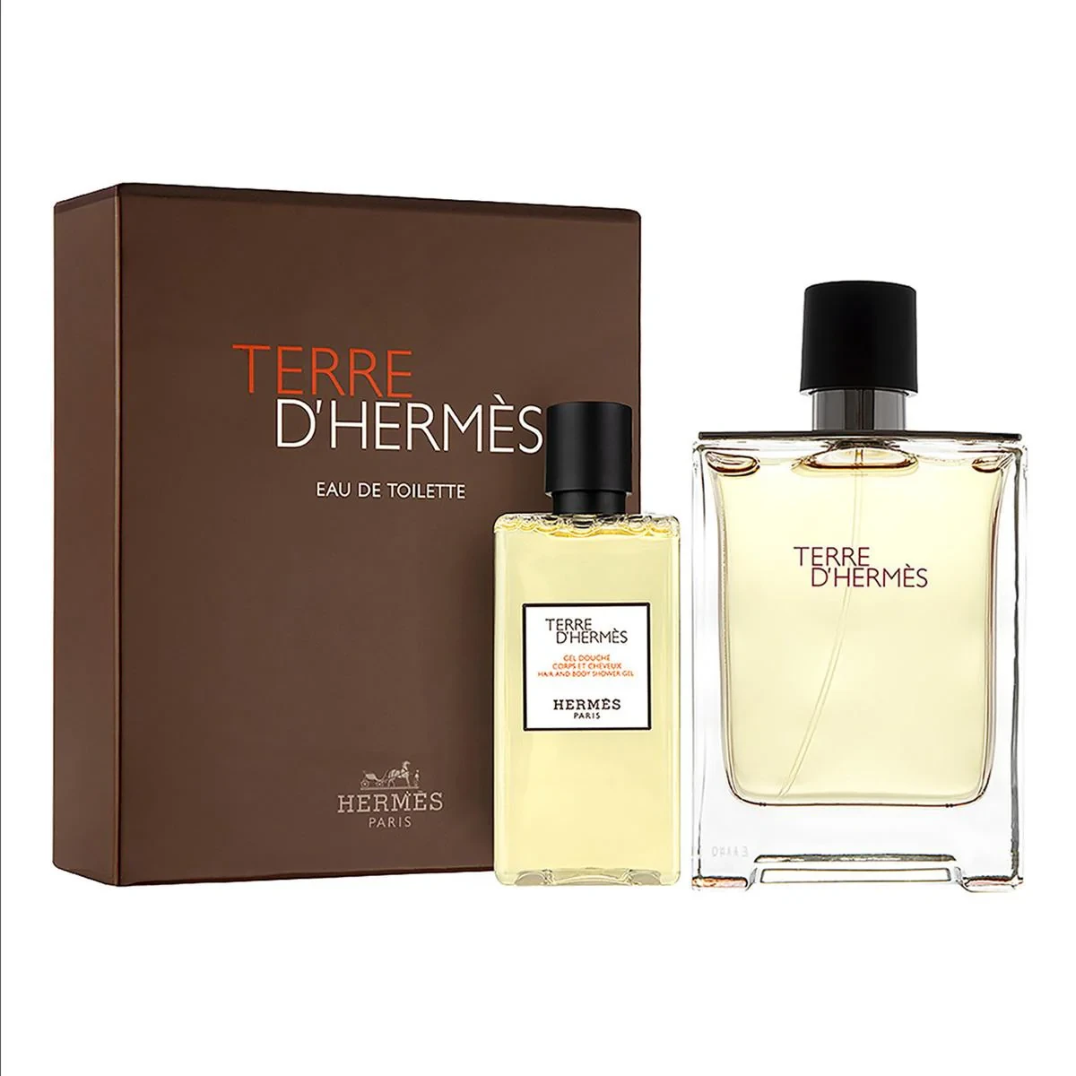 Hermes Terre D'Hermes (M) Set EDT 100ml + Hair & Body Showergel 80ml A