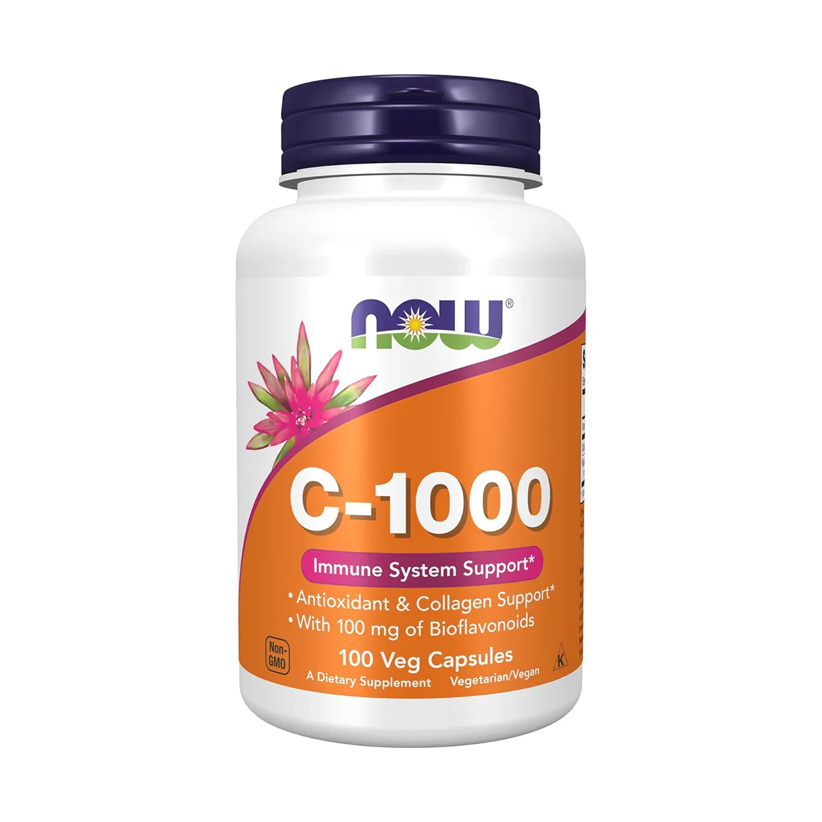 Now Vitamin C 1,000mg Capsules 100 VegeCapsules