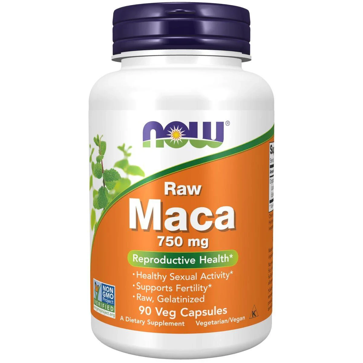 Now Maca 750mg 90 VegeCapsules