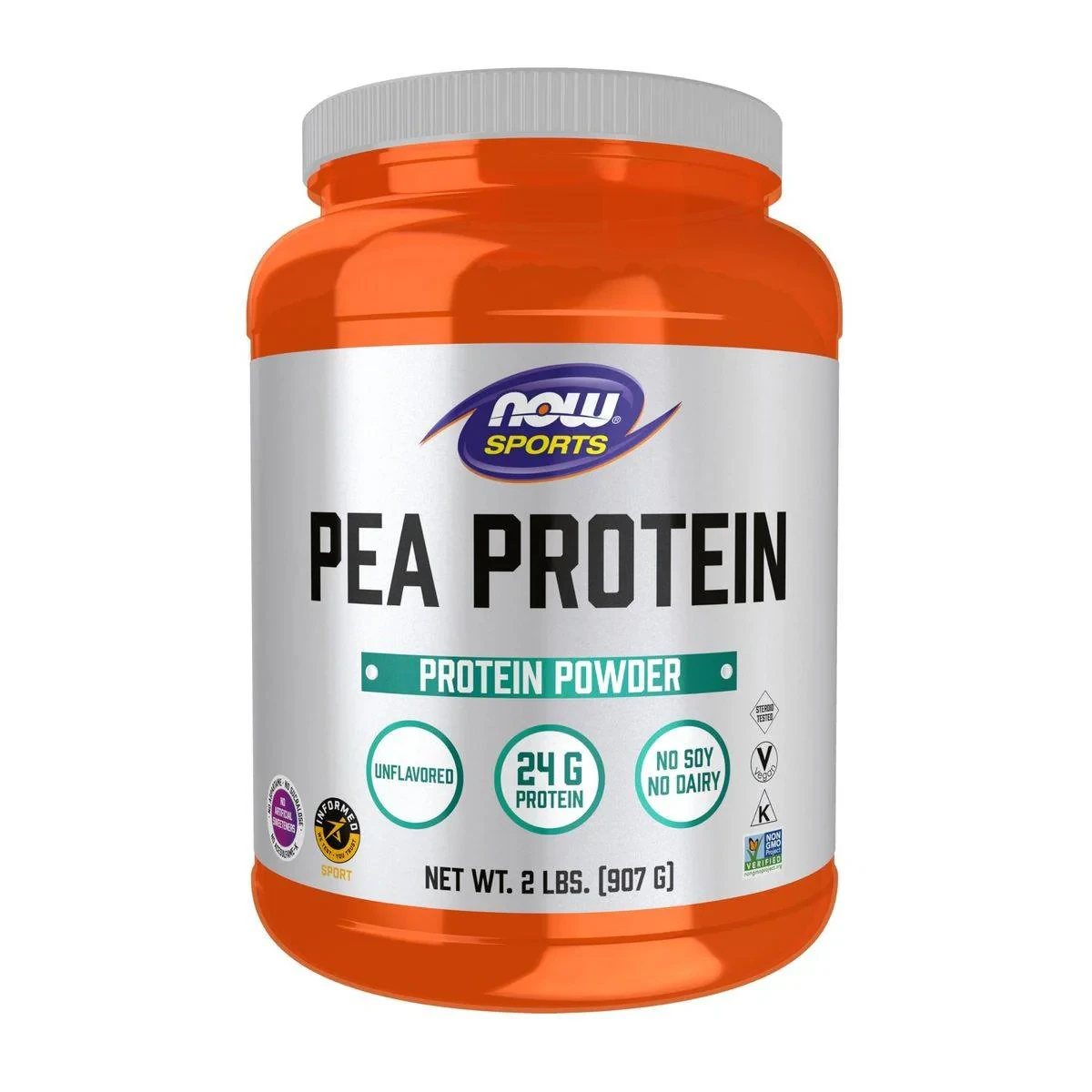Now Sports Pea Protein Unflavored 907g