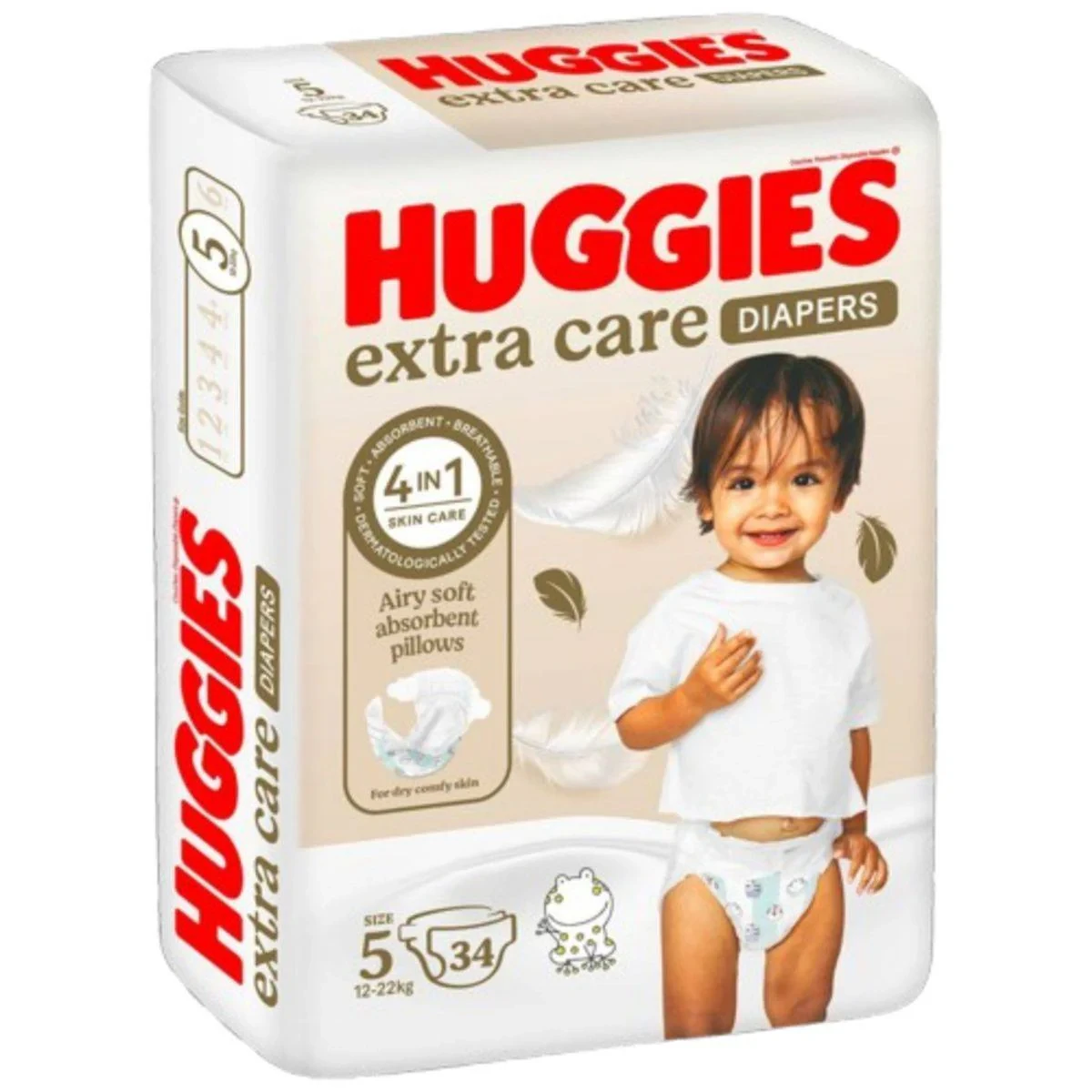 Huggies Extra Care Size 5 (12-22 kg) Value 34 Pieces