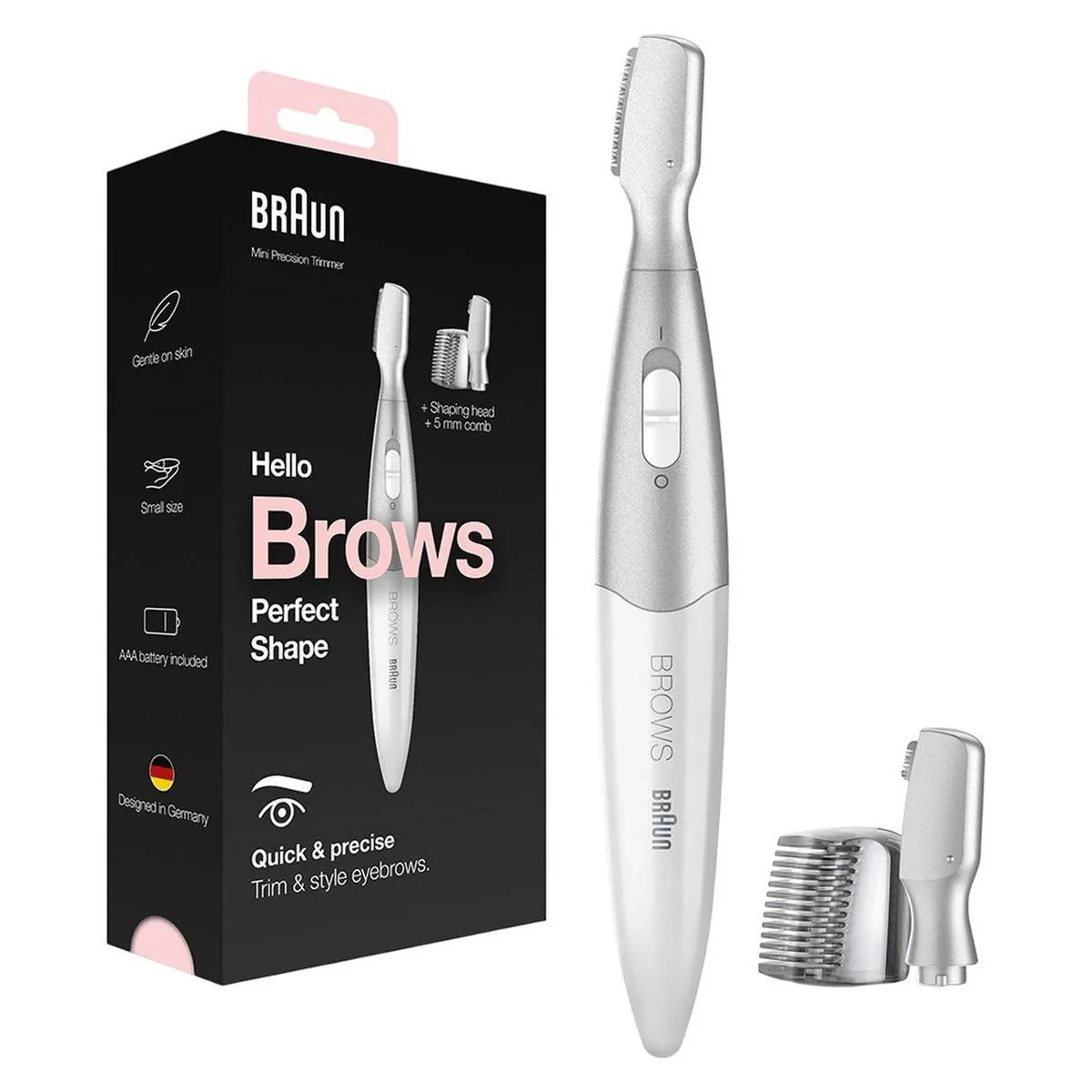 Braun Mini Hair Remover Hello Brows Perfect Shape FG1106