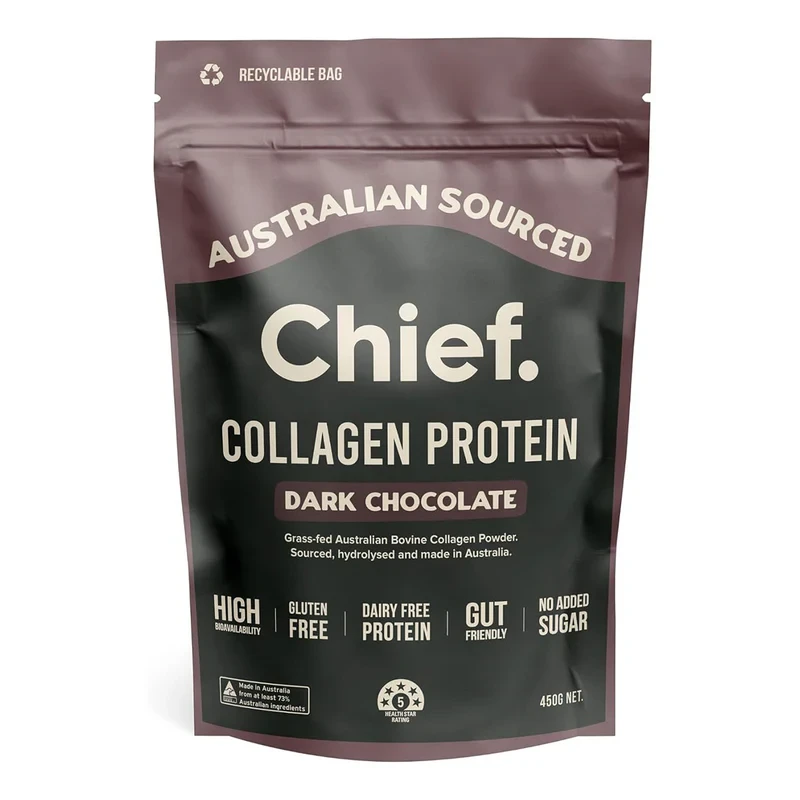 Chief Collagen Protein Powder Dark Chocolate 450g