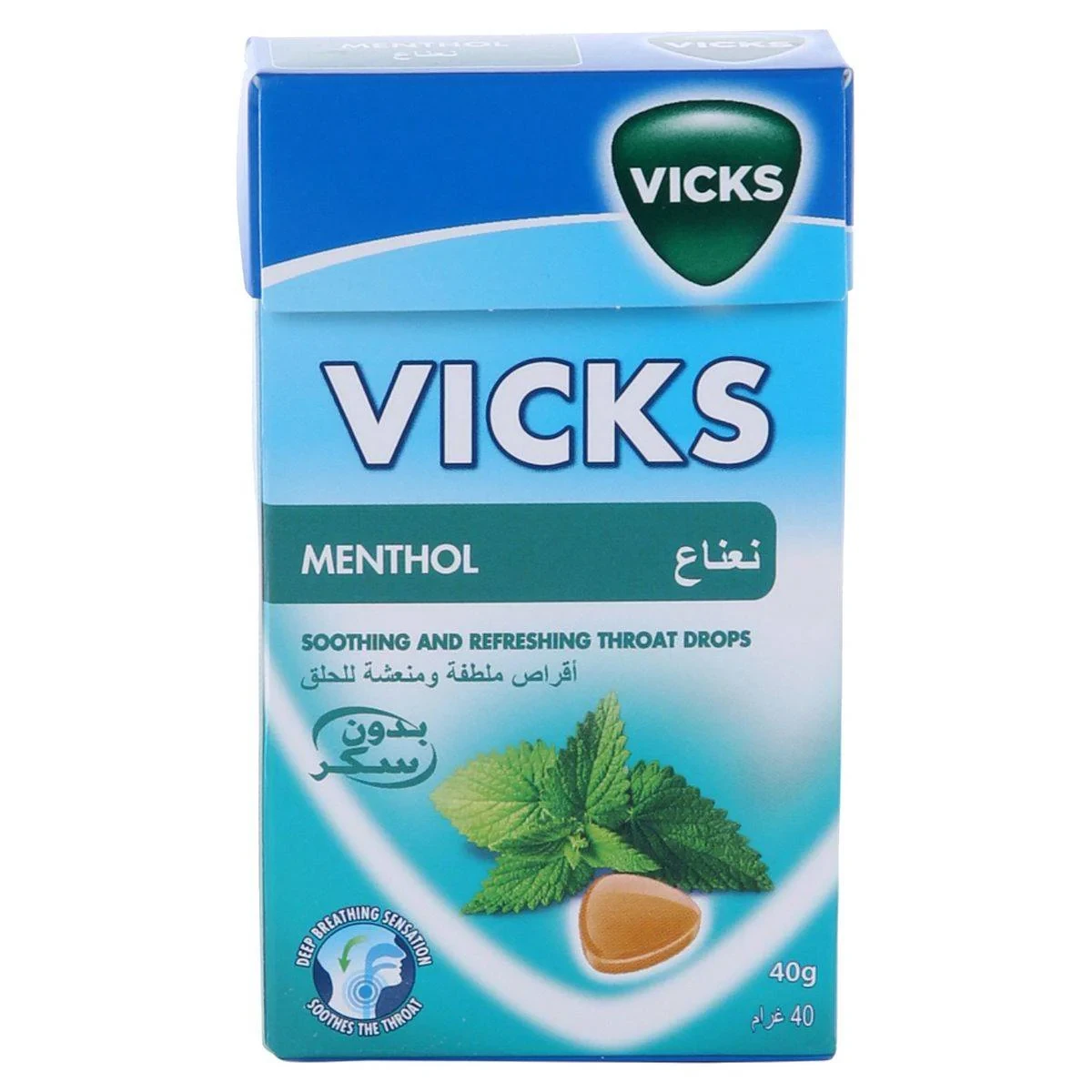 Vicks Throat Drops Menthol 40g