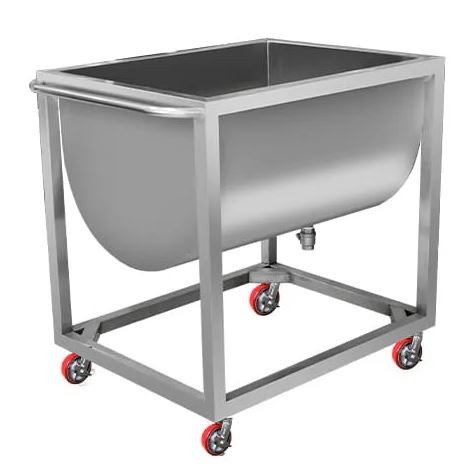 ترولي غسيل مفرد ستانلس استيل STAINLESS STELL