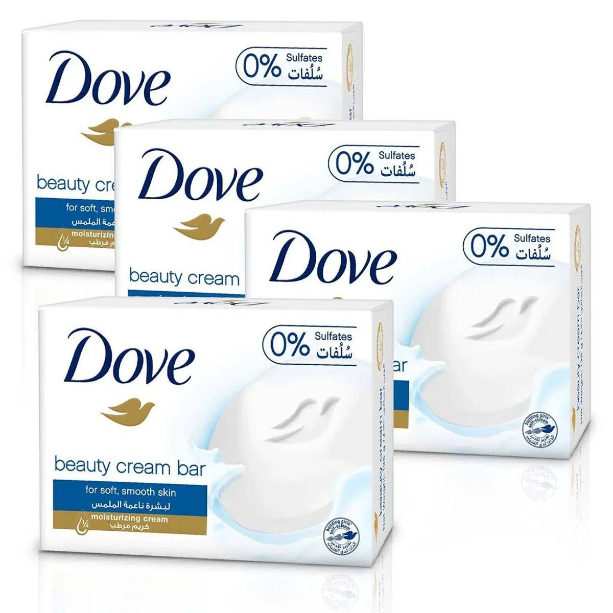 Dove Bar Soap Beauty Cream 125g x 4 Pack
